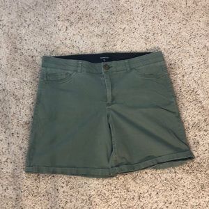 Green shorts